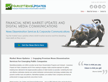 Tablet Screenshot of marketnewsupdates.com